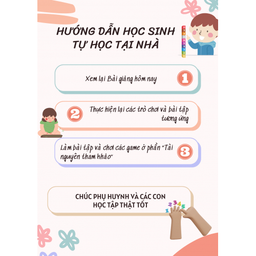 2. Hướng dẫn PH và HS tự học